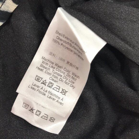 Dkny Leopard-Print Crinkle-Chiffon Top - Picture 7 of 7